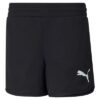 PANTALÓN CORTO NIÑA PUMA NEGRO