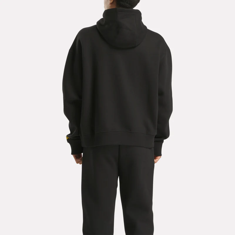 SUDADERA REEBOK NEGRA - Imagen 4