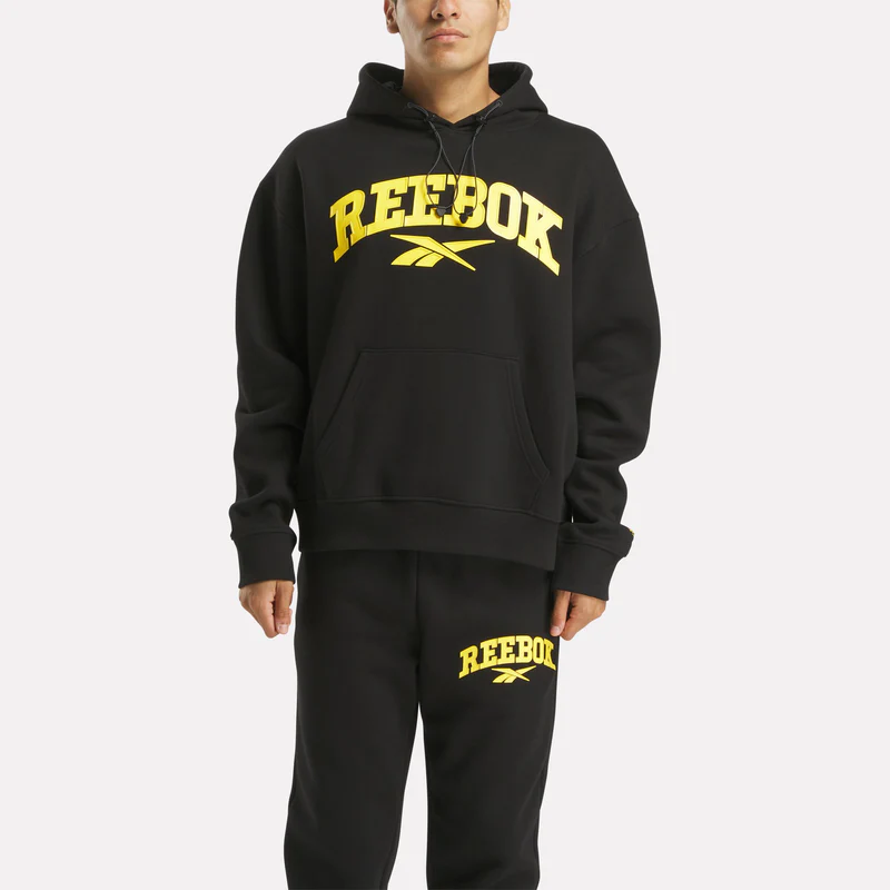 SUDADERA REEBOK NEGRA