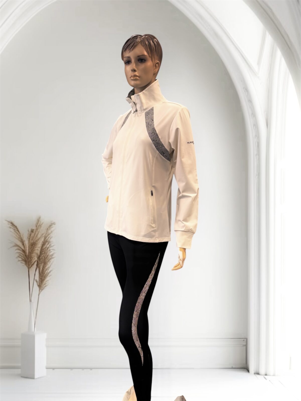 CHANDAL BEIGE Y NEGRO