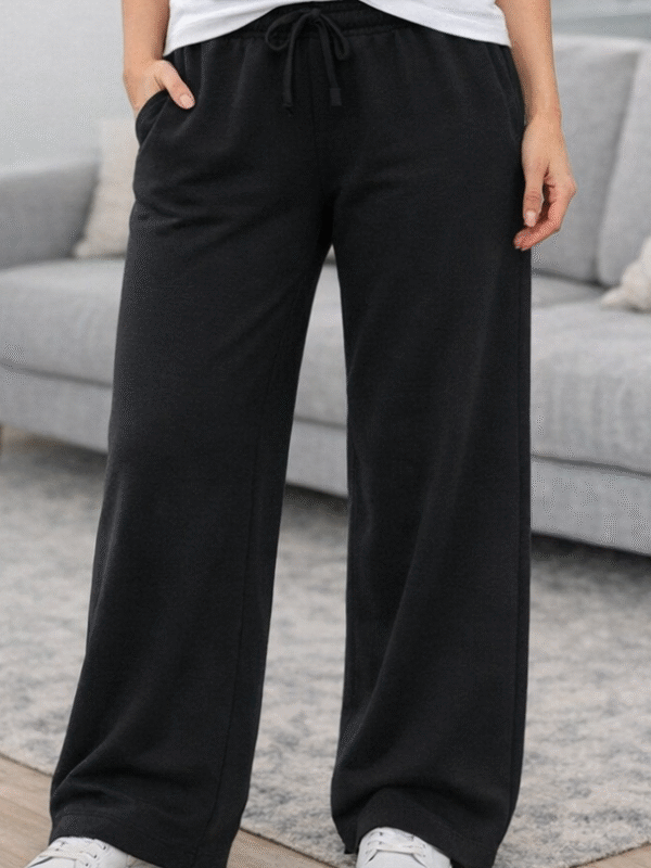 PANTALÓN ALGODÓN FINO NEGRO