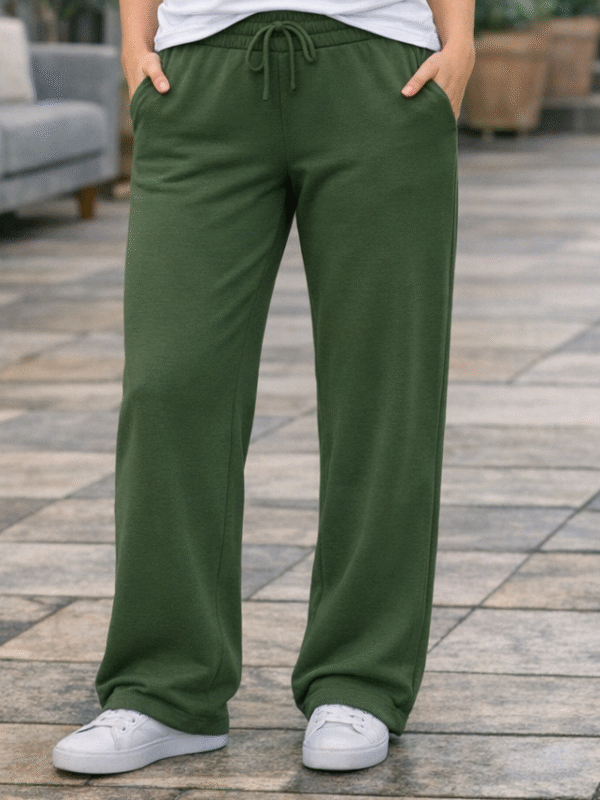 PANTALÓN ALGODÓN FINO VERDE