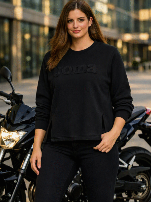 SUDADERA ALGODÓN JOMA NEGRA