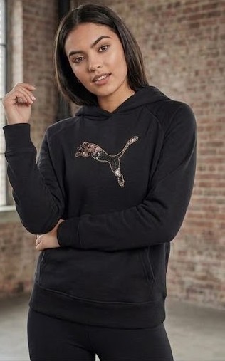 SUDADERA PUMA NEGRA
