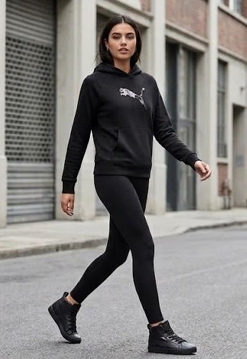 SUDADERA PUMA NEGRA - Imagen 3