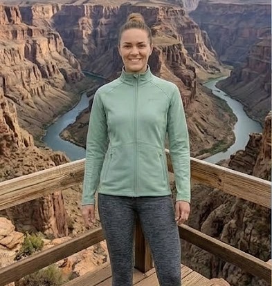 CHAQUETA TIPO POLAR POLIÉSTER VERDE