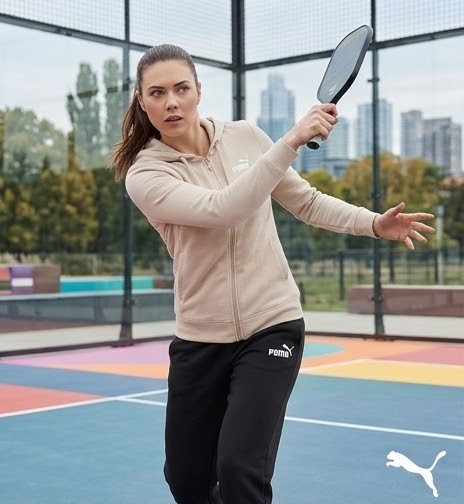 CHANDAL PUMA ALGODÓN BEIS/ NEGRO