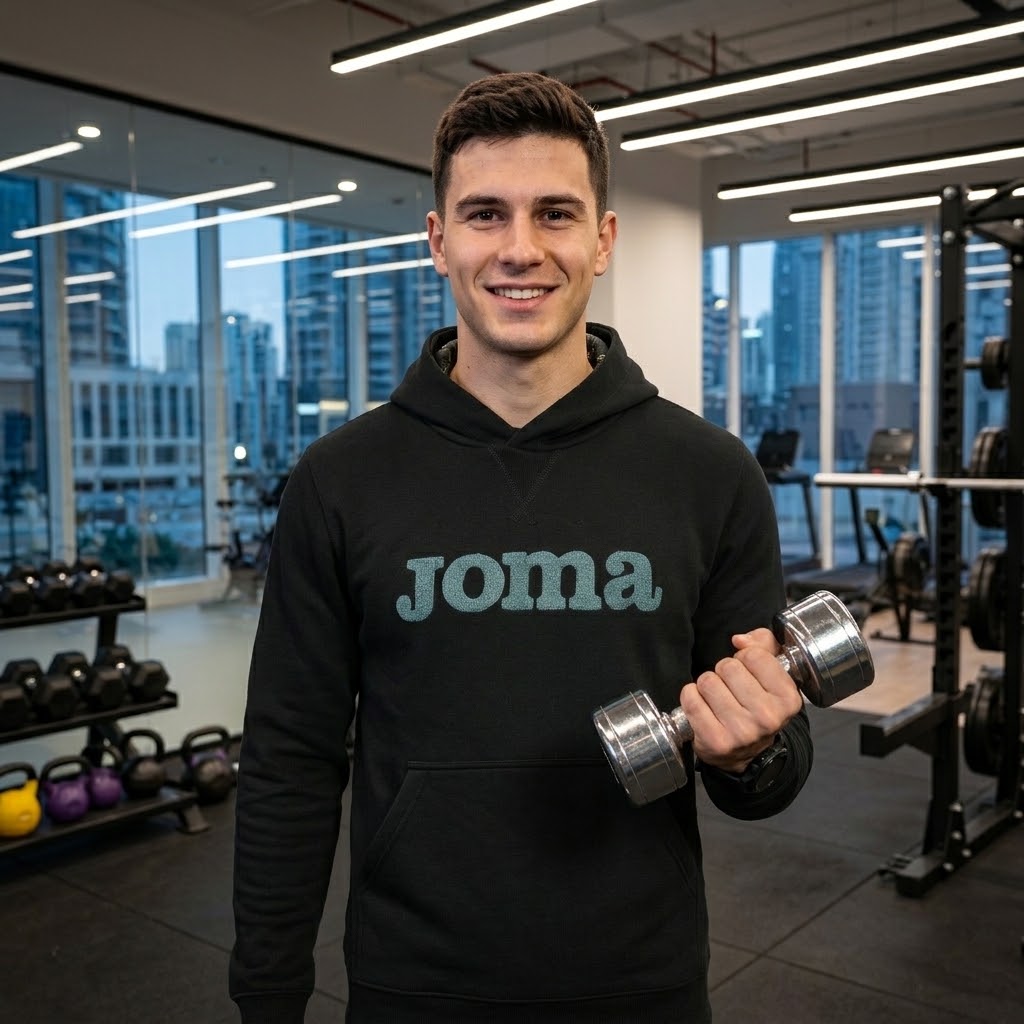 SUDADERA JOMA NEGRA - Imagen 3