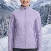 CHAQUETA GORDA TIPO POLAR LILA